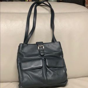 Navy shoulder bag